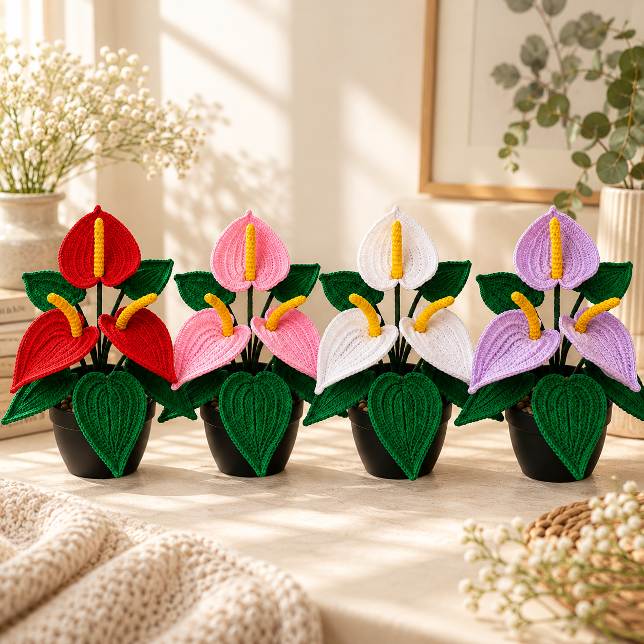 Crochet Anthurium